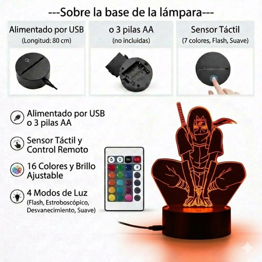 Lampara Luminosa de Naruto