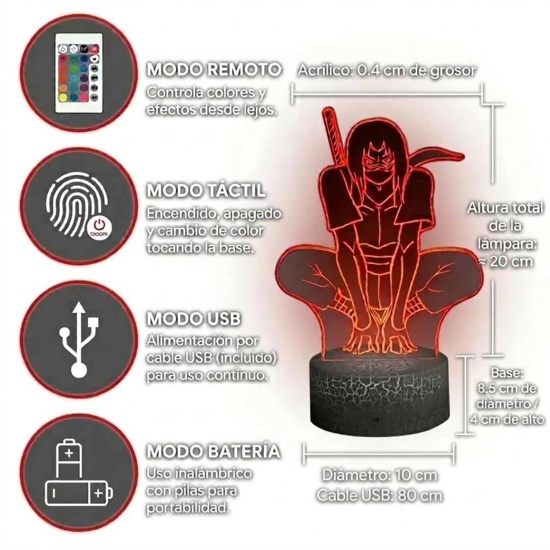 Lampara Luminosa de Naruto